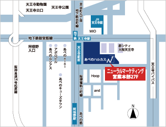 大阪営業本部マップ