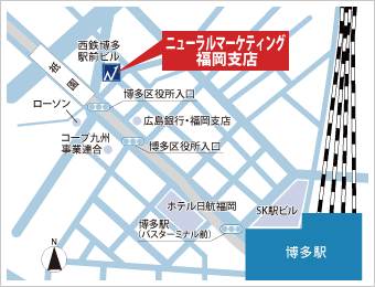 福岡支店マップ